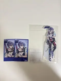 にじさんじ 小柳ロウ アクリルスタンド ランダムチェキ風カード