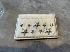 JIMMY CHOO スタースタッズ ホワイト小銭入れは使用してません 