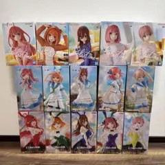 【五等分の花嫁】フィギュア15種＋パーカー5種まとめ売り