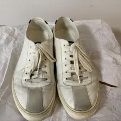 GUCCI グッチ　スニーカー ホワイト レザー　26.5センチ