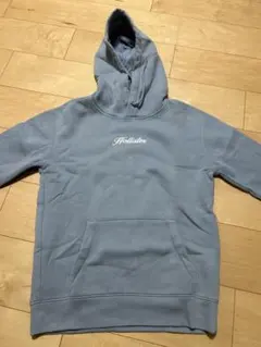 Hollister プルオーバーパーカー ブルー XS