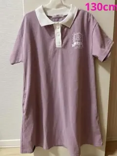 【良品】ALGY アルジー ワンピース 半袖 ピンクキッズ XXS(130cm)