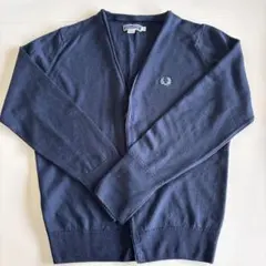 FRED PERRY カーディガン ネイビー Sサイズのサムネイル