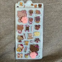 サンリオ　キティ　肉球シール　日焼けキティ　マシュマロシール　【最終値下げ】