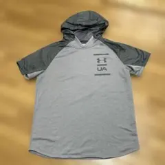 Under Armour フード付きTシャツ L グレー