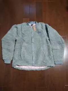 新品 パタゴニア ガールズ レトロX ボマー ジャケット グレイ XXL