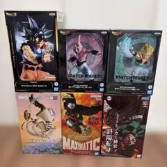 人気アニメキャラクターフィギュア まとめ売り 6点セット 新品未開封