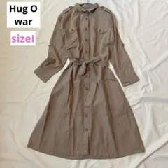 ハグオーワーコットンリネンワンピース 新品タグ付き リネンサックワンピース | HUG O WaR ONLINE STORE