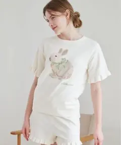 gelato pique ラビットジャガードプルオーバー&ショートパンツSET
