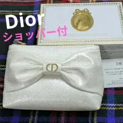 【新品未使用】Dior ディオール 2026ホリデーコレクション リボンポーチ