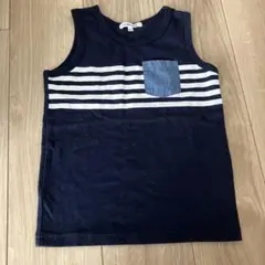 美品☆GLOBAL WORK XL ストライプタンクトップ　キッズ130