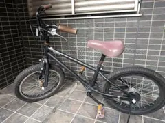 RAMPAGE 子供用自転車 黒/黄色 フロントバスケット付き18インチ 京都市