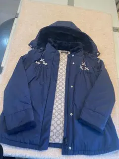 BeBe ネイビー中綿コート　ジャンク品 ドレス3点セット