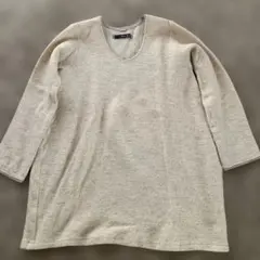 パラスパレス オフホワイト ウールカットソー　ニット