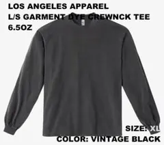 LA Apparel ロサンゼルスアパレル ロンT XL. ヴィンテージブラックのサムネイル