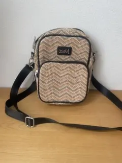 Xガールショルダーバッグ FAUX LEATHER PIPING