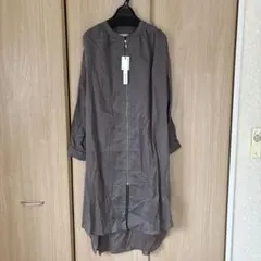 新品未使用【RADIETE】グレー ジッパー付き コート