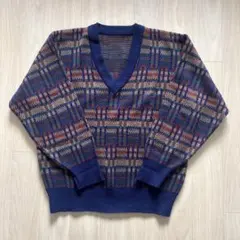MISSONI 90s vintage Vネックセーター タグ無し イタリア製