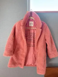 ZARA girls ボアコート 132cmピンク
