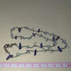 ネックレス　ラピスラズリ　クリスタル　天然石