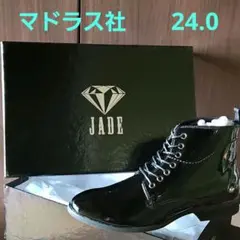 新品 MODELLO JADE エナメルレースアップブーツのサムネイル