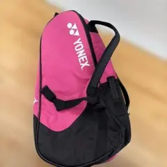 YONEX バドミントンバッグ ピンク・黒