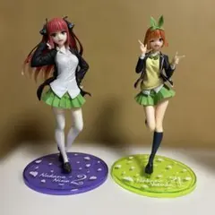 corefullフィギュア中野二乃&四葉　制服ver