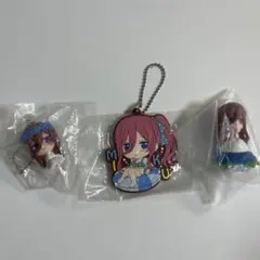 五等分の花嫁 中野三玖 グッズまとめ売り ラバスト フィギュア