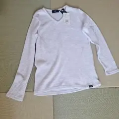 【AZUL by moussy 】新品　ワッフル編みカットソー M ホワイト