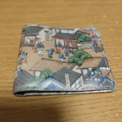 ヴィンテージ　和柄２つ折り財布