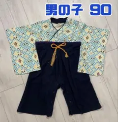【なり様専用】男の子 着物 袴 セパレート ベビーロンパース90