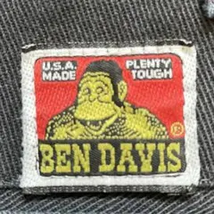 90s USA製 BEN DAVIS フリスコ パンツ ブラック 実寸 w36