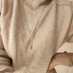 snake chain long necklace R4N015