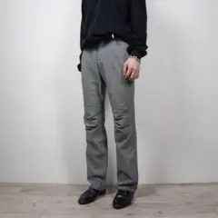 NICOLE CLUB FOR MEN スラックス ギミック グレー/S598