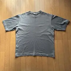 ユニクロUエアリズムコットンオーバーサイズＴシャツグレーLサイズ