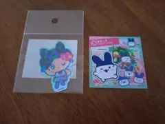 ホログラムステッカー メロディっち　みみっち　みんなしゅ〜ご〜！　たまごっち