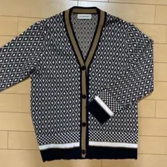 iNED ダイヤモンドパターン カーディガンandスカート