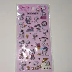 スヌーピー ぷくぷくシール★ピンク
