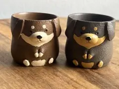 【新品】ダックスフンドのミニミニプランター(2つ)