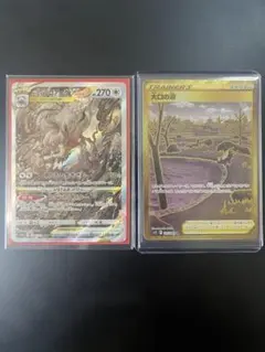 大口の沼UR【完美品】・ヒスイゾロアークVSTAR SAR【美品傷あり】セット売