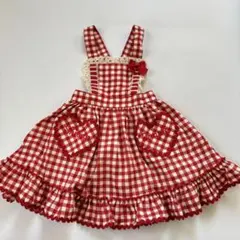 美品☆シャーリーテンプル150 ベーカリ柄ワンピース ジャンパー