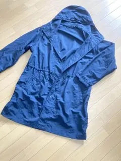 無印良品　撥水フード付きコート　黒　Lサイズのサムネイル