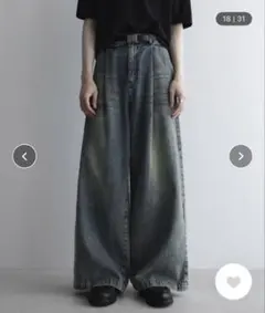 remer ルーズヴィンテージバギーデニムパンツ