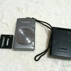 キャノン　イクシー　150　コンデジ　オールドコンデジ　デジカメ　グレーのサムネイル