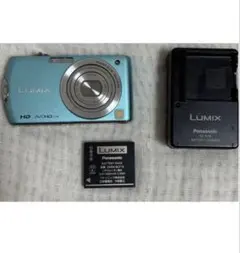 ルミキシデジタルカメラ デジカメ カメラ LUMIX ピンク 5点セット