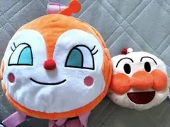 ドキンちゃんぬいぐるみリュック&アンパンマン ポケットティッシュカバー