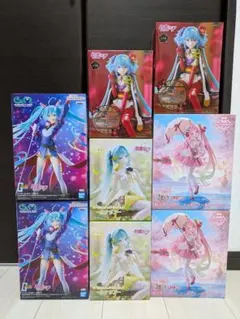 初音ミク フィギュア 8点セット Flower Fairy カナリア 桜ミクなど