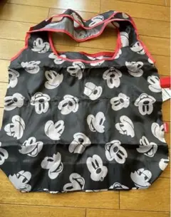 【新品未使用品】ミッキーマウス百面相柄エコバッグチャック付き