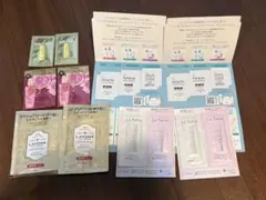 化粧水、化粧水乳液化粧下地、シャン&トリ、ヘアオイル、柔軟剤　各2セットずつのサムネイル