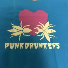 MサイズPUNKDRUNKERS パンクドランカーズTシャツ 半袖 ブルー